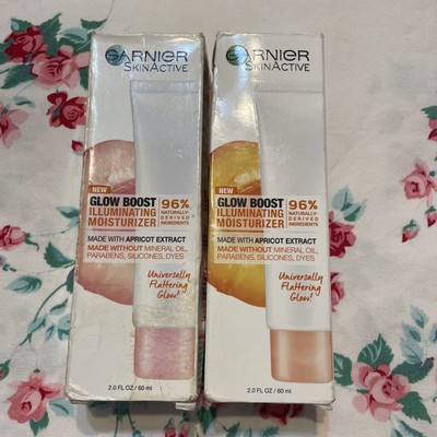 2~Garnier Skin Active Glow Boost Illuminating Moisturizer 2oz Discontinued SEE*