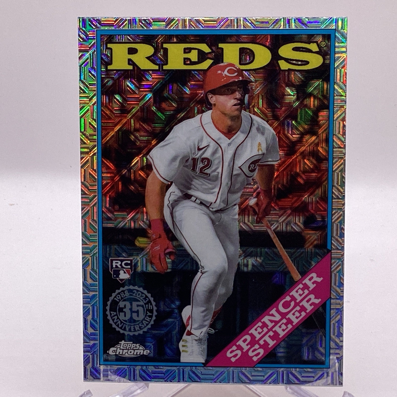 2023 Topps Series 2 Silver Foil (Silver Pack Card) Spencer Steer Reds RC