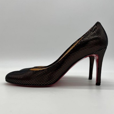 Christian Louboutin High Heels MISS GENA Black suede Used