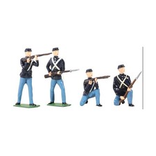 W. Britain American Civil War Union Infantry Set NM