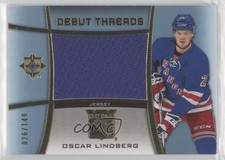 2015-16 Upper Deck Ultimate Collection Debut Threads 26/149 Oscar Lindberg 0m8e