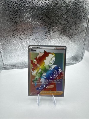 Piers 078/073 Champions Path Secret Rare Full Art Holo Trainer Supporter Pokemon