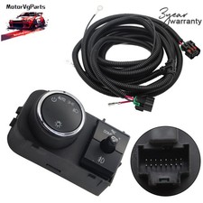 For 07-13 Gmc Sierra For 07-14 Chevy Silverado Fog Light Wiring Harness Switch