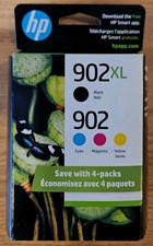 New Genuine HP 902XL Black HP 902 Regular Color Ink Cartridges Reatail Box.