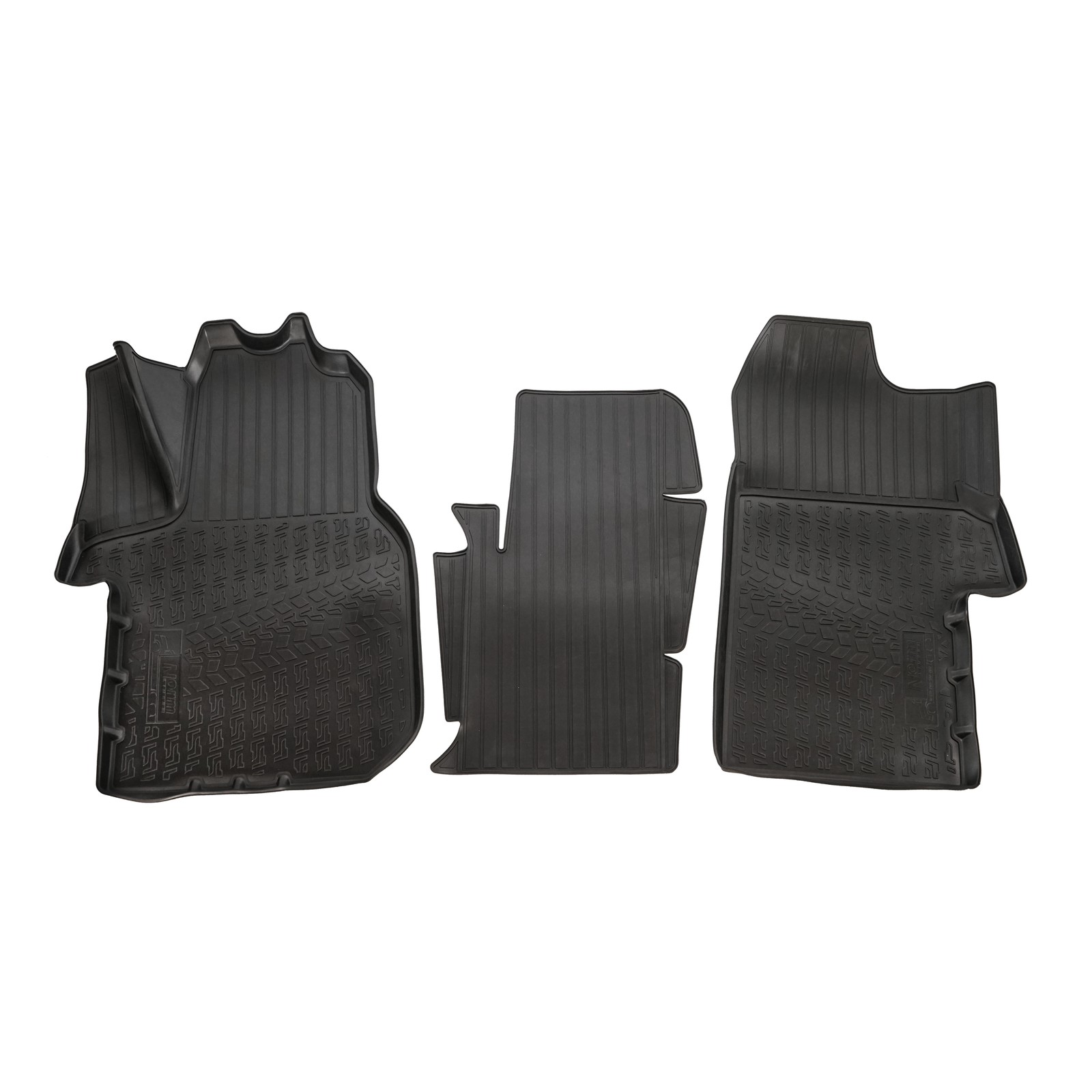 Tapis de sol caoutchouc 3D haut de gamme pour VW Crafter 2 avec bords surélevés