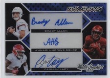 2024 Leaf Eclectic Blue Lava /8 Brady Allen Ahmari Huggins-Bruce #MTG-2 Auto u4w