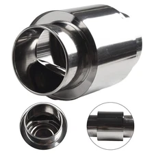 Stove Pipe Chimney Tent Pipe Flue Extension Tube Adapter for Wood Log Burning