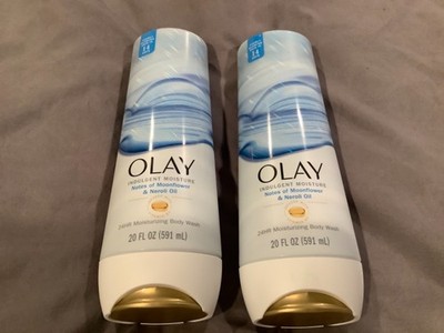 2 Olay Indulgent Moisture Notes of Moonflower & Neroli Oil Body Wash 20 Fl Oz
