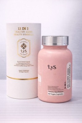 LyS 11-in-1 Healthy Aging Beauty Full-Spectrum Daily Supplement NEW SEALED $120