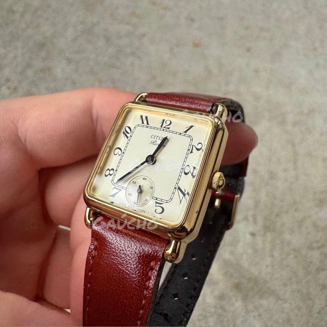 CITIZEN Riviere Rectangular Quartz Watch Small Se… - image 2