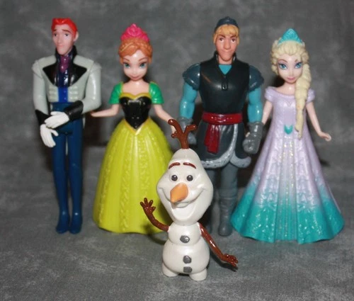 Polly Pocket Disney Magiclip Frozen Princess Anna Elsa Olaf Kristoff Prince Hans