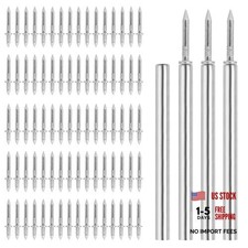 400pcs Hardware Nails Double Head Skirting Nails with 4 Tools - Invisible