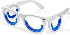 Hion Kids Anti-Motion Sickness Smart Glasses (for 3-8 Year Kid, A1-white 