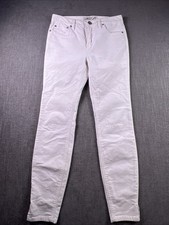 Vineyard Vines Corduroy Pants Women  s 2 Skinny Tapered White Preppy Casual