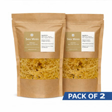 HalalEveryDay Wildcrafted Irish Sea Moss 1lb 100 Pure Natural Golden Pack of 2