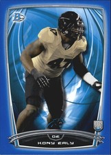 2014 Bowman Blue #R36 Kony Ealy Rookie Card RC /499. rookie card picture
