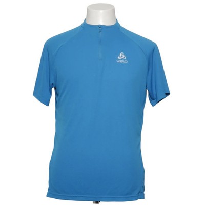 Odlo, Trainingsshirt, Größe: L, Blau, Recyceltes Polyester, Einfarbig #Csn