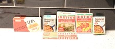 Vintage Miniature Doll Size Grocery Store Boxes of Food Ronzoni