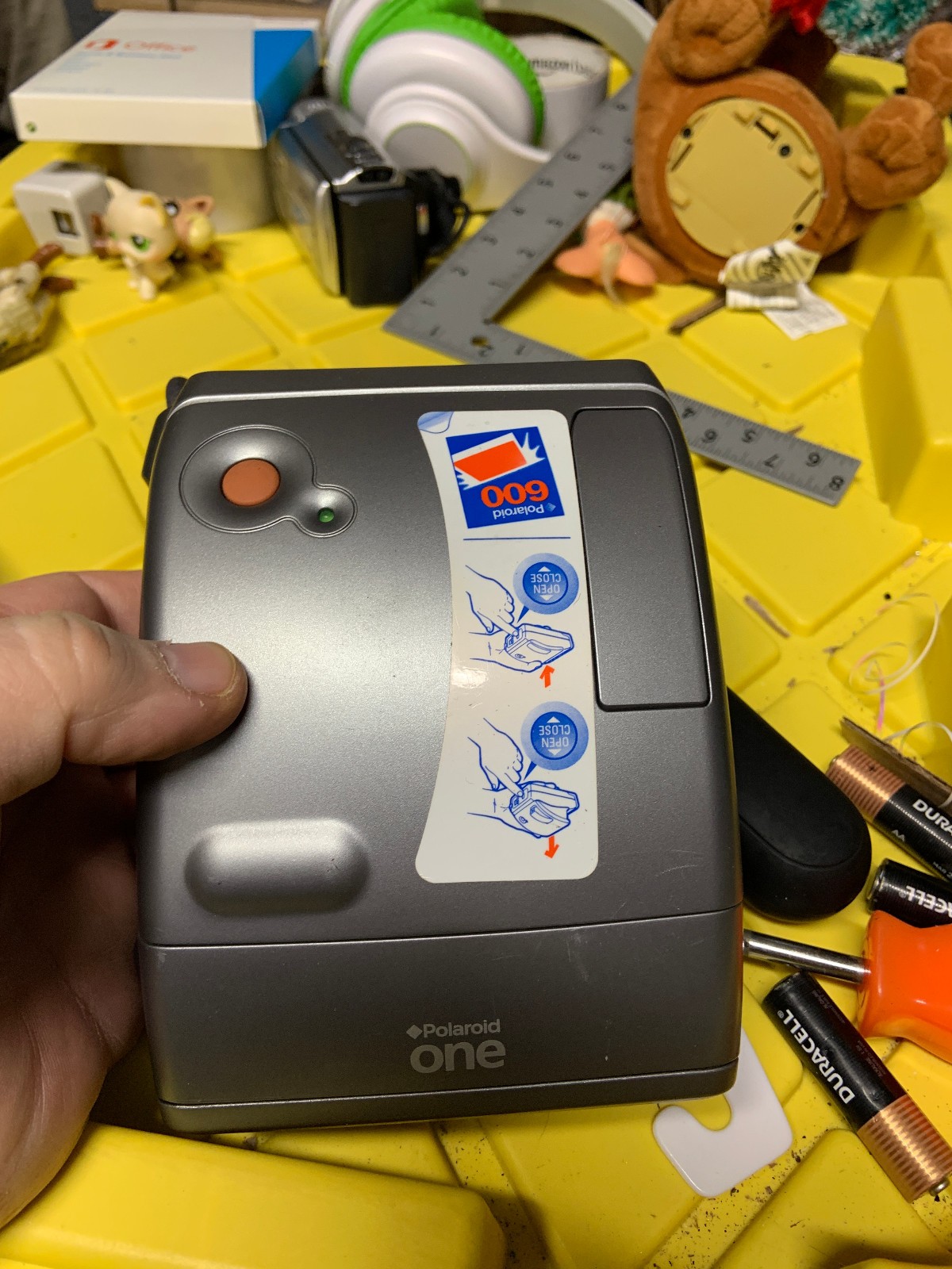 Polaroid One Camera- Instant Camera - Grey silverish-image