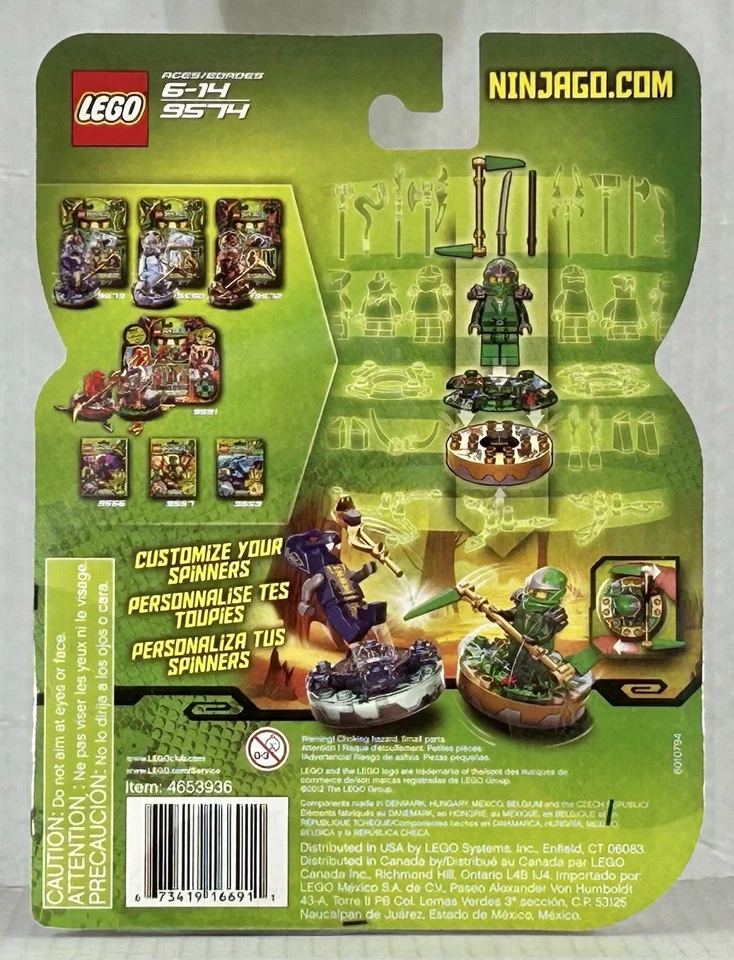  Lego Ninjago Masters of Spinjitzu 9574 Lloyd ZX Novo em folha - Imagem 2 de 4