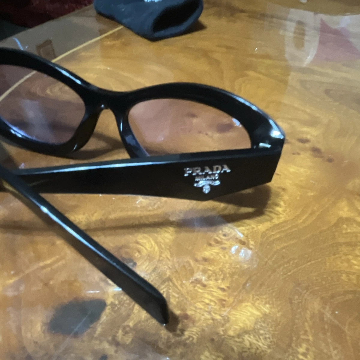 PRADA Brown Oval Sunglasses for Women for sale | eBay