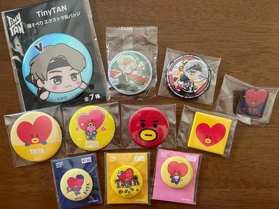BTS TATA TinyTAN Tete Can Badge Set