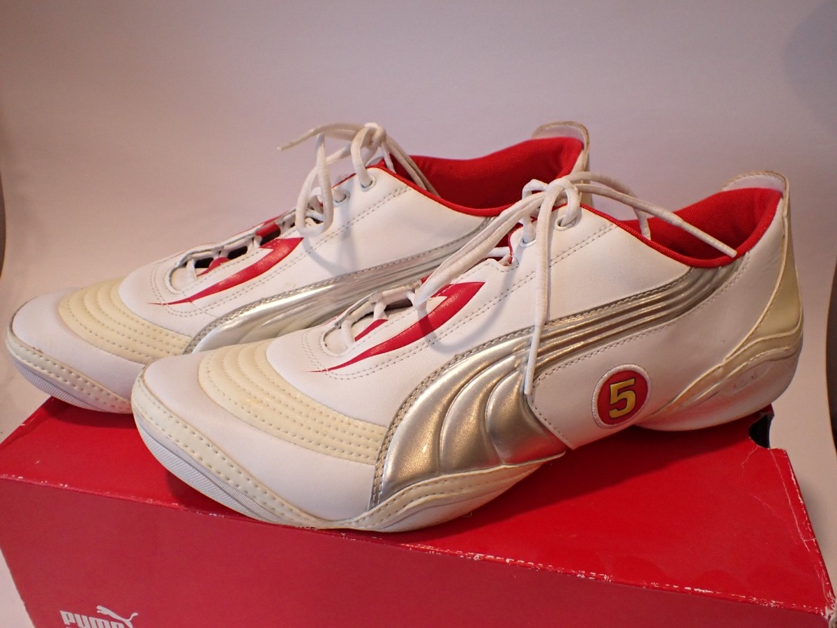 Puma x Speed Racer White and Red Men's US 10.5 Formula 1 Racing