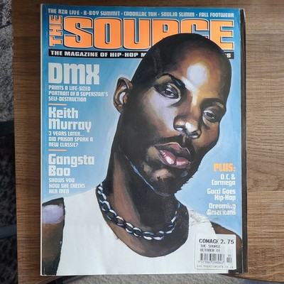 The SOURCE Magazine Oct 2001 #145 DMX Soulja Slimm RZA Keith Murray VTG OOP