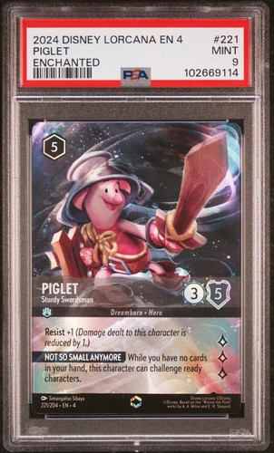 Piglet - Sturdy Swordsman graded PSA 9 for sale on eBay