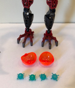 LEGO BIONICLE: Antroz (8691), Phantoka, 4 shadow leeches inside orange pod