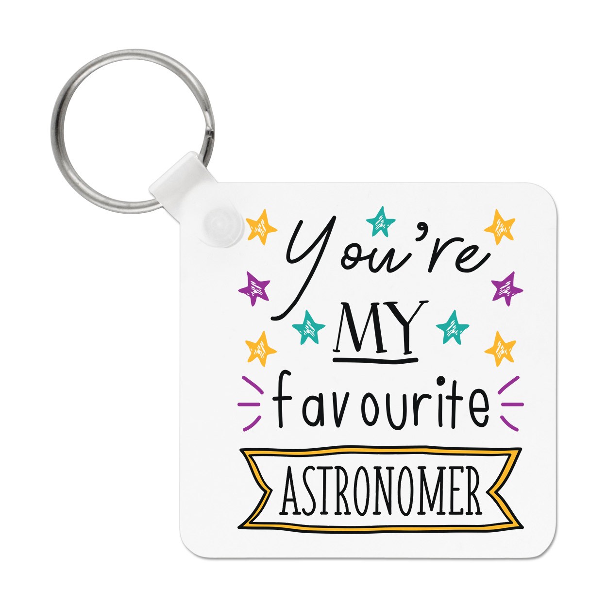 You're My Favourite Astronomer Stars Keyring Key Chain Funny Best Astronomy