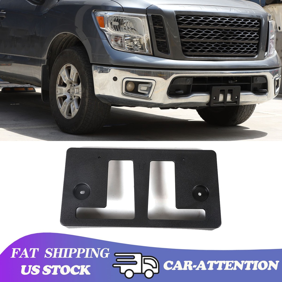 Front Bumper License Plate Bracket Holder Mount Fit For Nissan