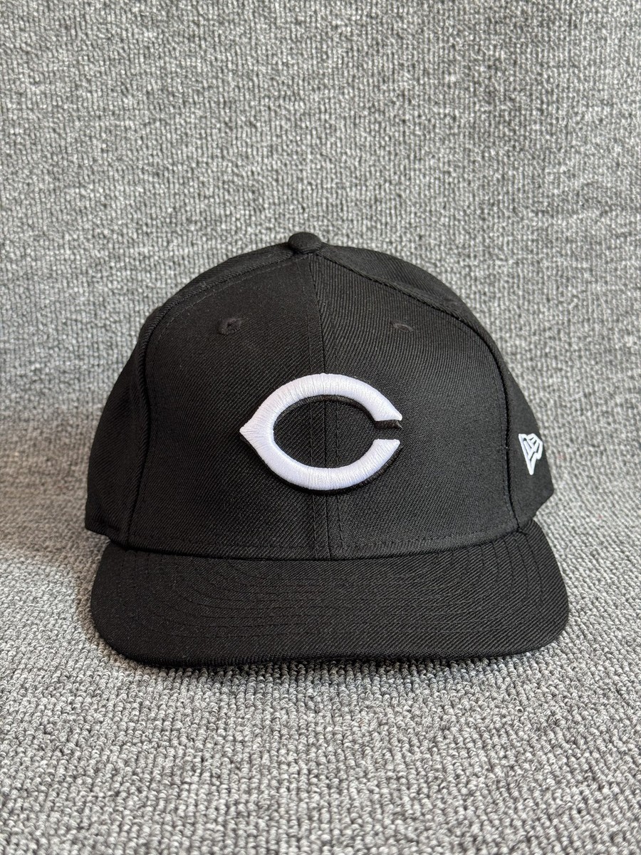 New Era Cincinnati Reds 9FIFTY Snapback Hat Black White One Size Cap