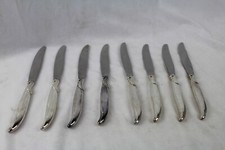 1847 Rogers / International FLAIR Silverplate 8 DINNER KNIVES 1956