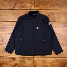 Vintage Carhartt Workwear Jacket 2XL Rain Defender Blue