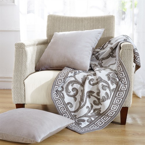 Home Soft Things Knitted Woven Throw Blanket with 2 Pillow Shells Set - Picture 10 of 13