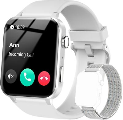 Smartwatch Damen Herren Uhren Fitnessuhr Sportuhr mit Schrittzähler Herzfrequenz