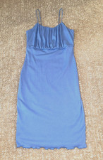 Wild Fable Summer Dress XS Blue Spaghetti Strap Knit