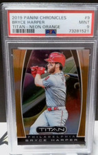 G705 2019 CHRONICLES TITAN BRYCE HARPER #19 PSA 9 NEON ORANGE 11/17