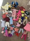 vintage Mixed Lot 40+ pcs. Barbie Clothes Dress Bathing Suit Pants Pjs FREE SHIP