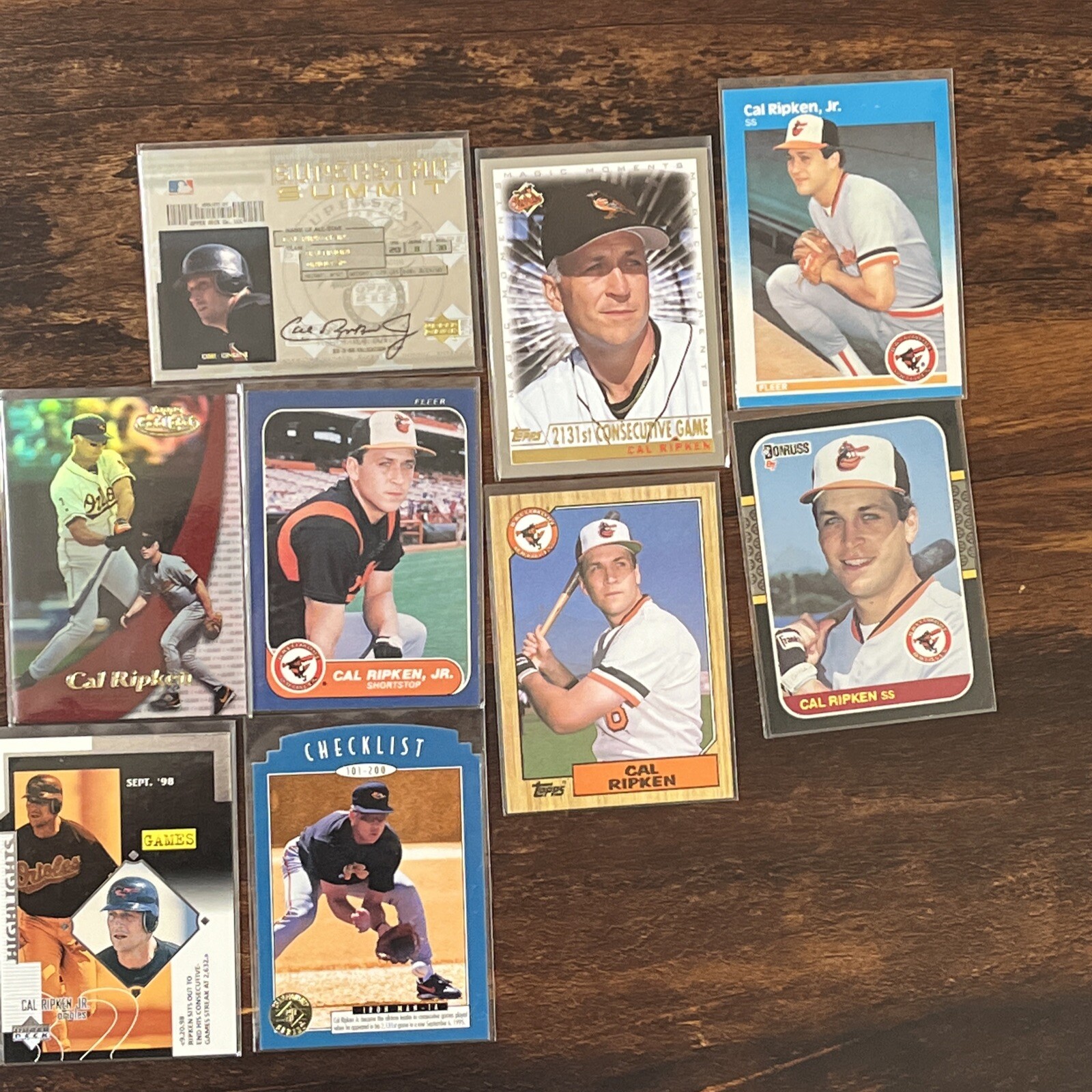huge lot of 28 Cal Ripken JR baseball cards, Orioles HOF, inserts | Inox  Wind