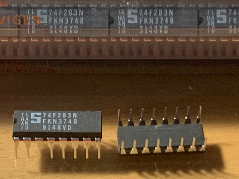  74LS283N - SEGNETICS IC - 4 BITS BINARIO COMPLETO ADDERS CON TRANSPORTE RÁPIDO - DIP-16. Foto 3 de 3