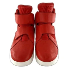 Nike's Marxman Sneakers University Red Leather Tops Sz-13 Hook & Loop Closures