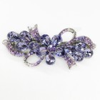 Fashion Women Girl Bling Crystal Opal Pearl Hair Clip Barrette Hairpin Clips