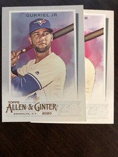 2020 Topps Allen & Ginter LOURDES GURRIEL JR. Hot Box Silver & Base156 Blue Jays