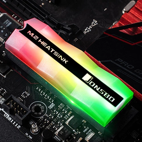 Jonsbo M.2-2 M.2 SSD Cooler ARGB Solid State Drive Heat Dissipation Heatsink UK