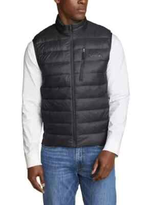Men's Eddie Bauer Down 550 Puffer Vest Gray XL item 1798831 - New