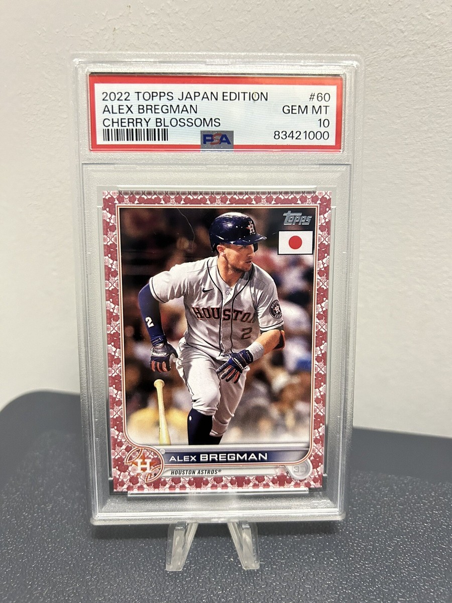 2022 Topps Japan Edition Alex Bregman Cherry Blossom /99 PSA 10