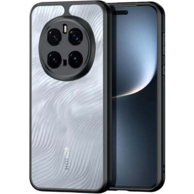 Handyhülle für Honor Magic7 Pro Dux Case Cover Schutz Hülle Transparent/Schwarz