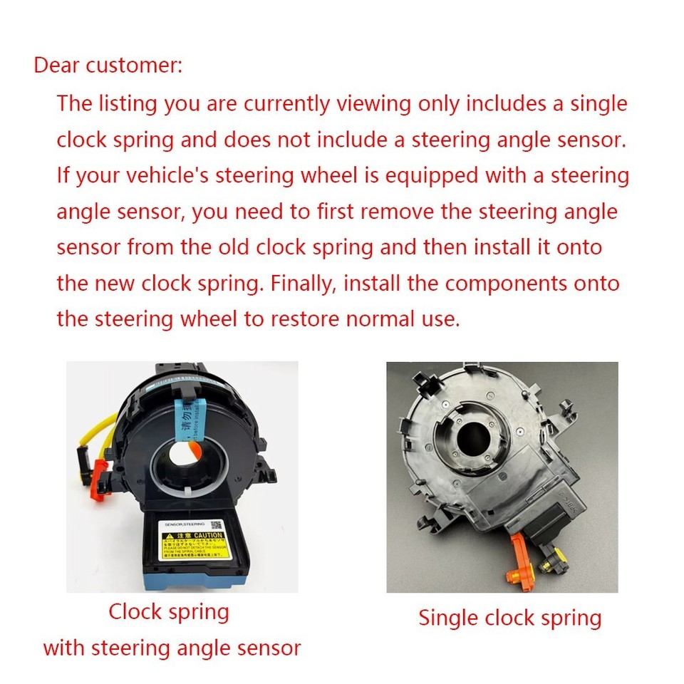 NEW Spiral Cable Clock Spring For 2008-2015 Scion iQ xB xD 2004-2014 ...